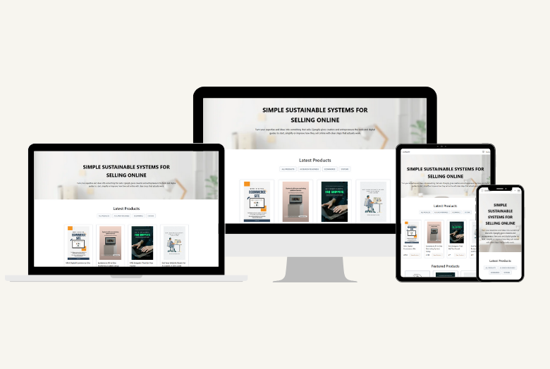 Mini eCommerce Site Builder