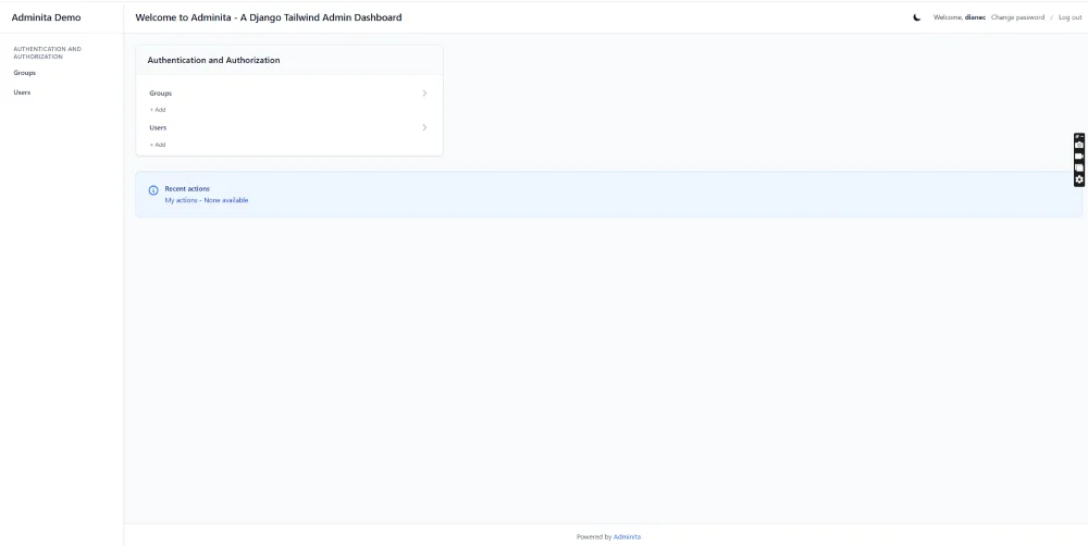 Adminita Django Admin Theme